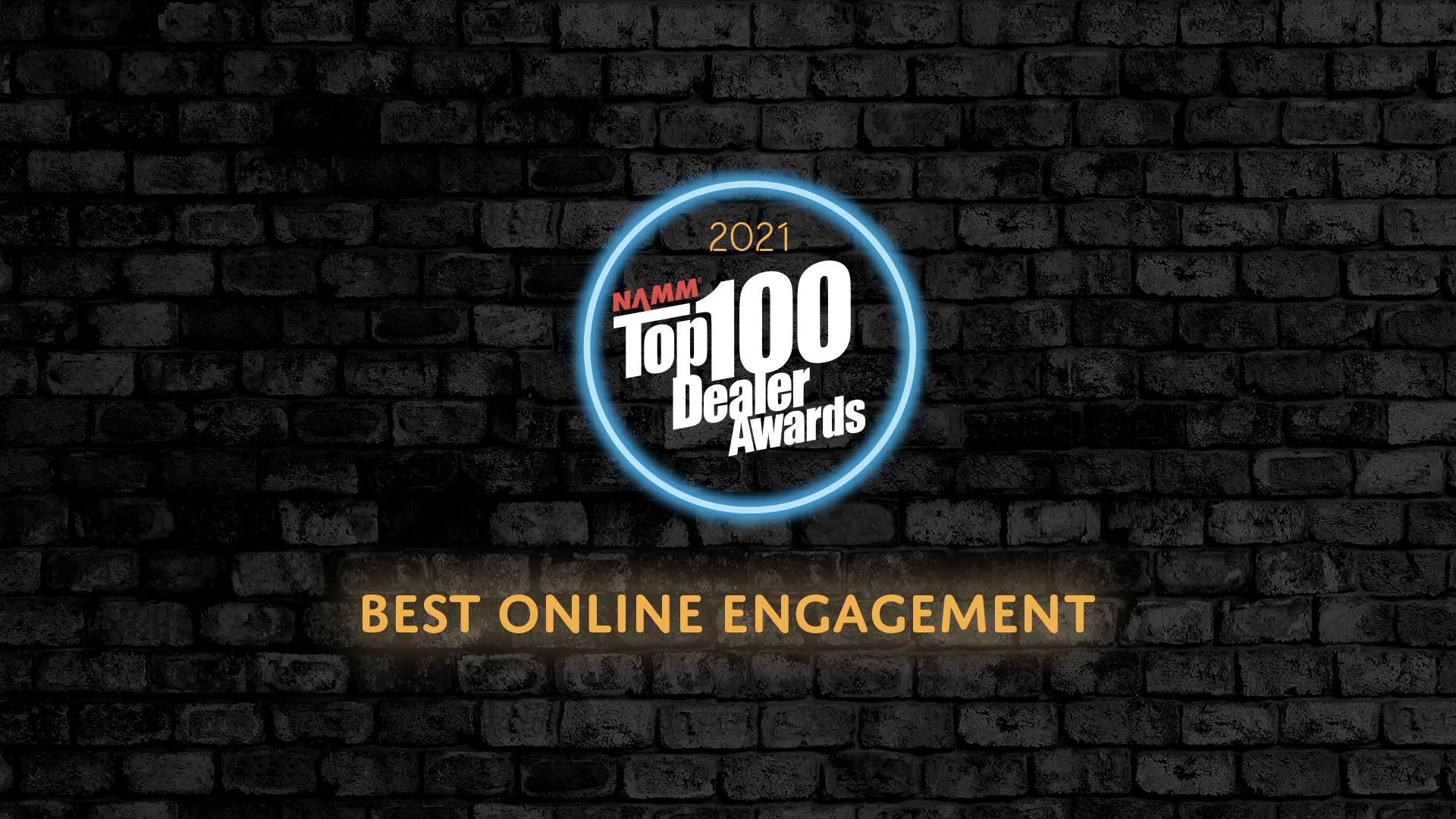 2021 Top 100 Dealer Awards Best Online Engagement